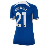 Chelsea Ben Chilwell #21 Hemmatröja Kvinnor 2023-24 Korta ärmar